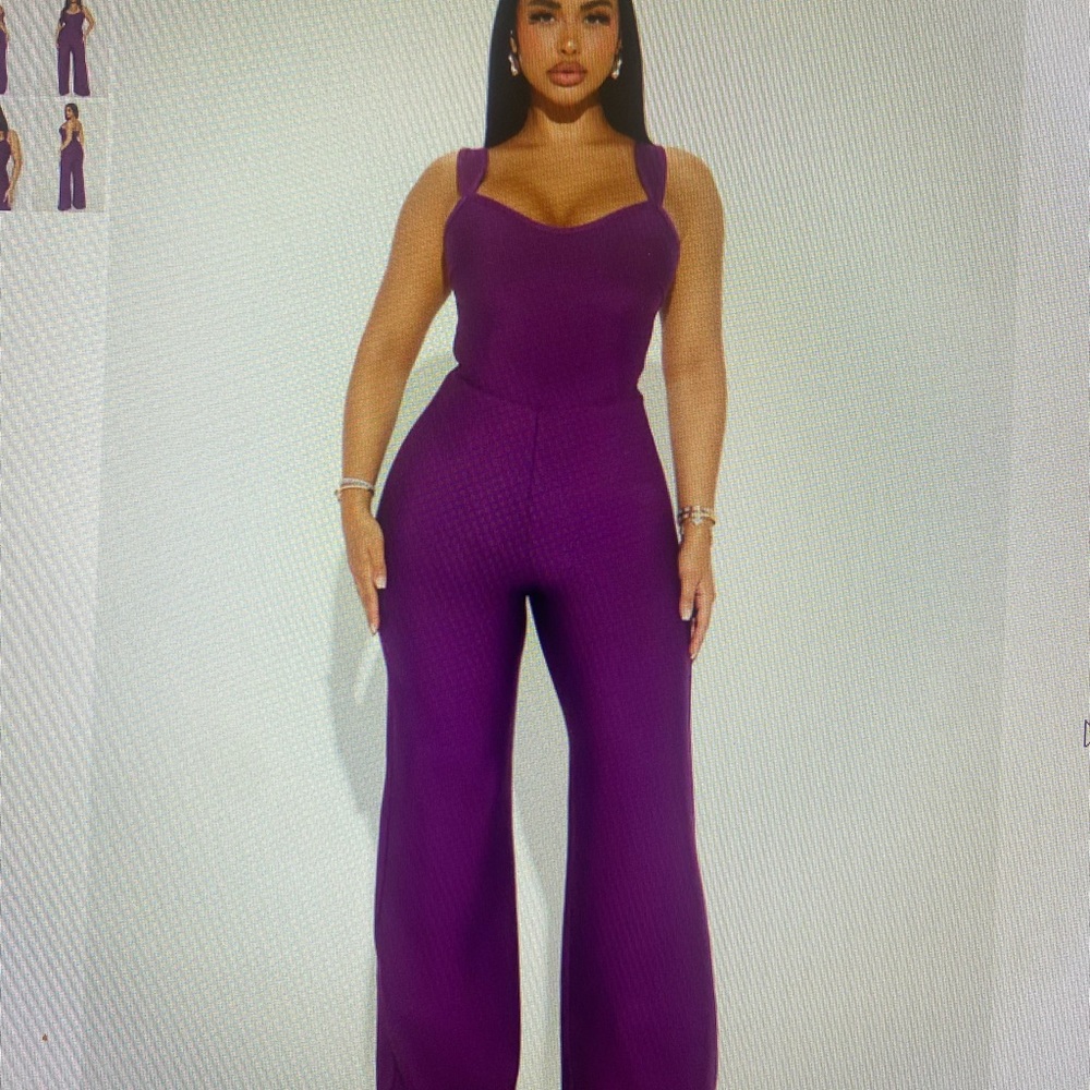 Elegant Purple Jumpsuit